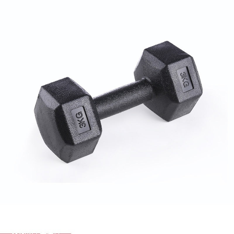 Unisex Dumbells Arm Muscle Training Household Rubberized Fitness Equipment