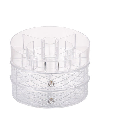 360 rotating diamond pattern makeup box