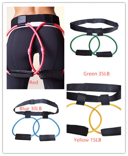 Adjustable Resistance Bands with Waist Belt