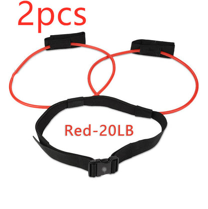 Adjustable Resistance Bands with Waist Belt