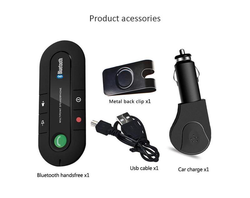 Bluetooth Vehicle Visor Speakerphone