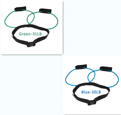 Adjustable Resistance Bands with Waist Belt