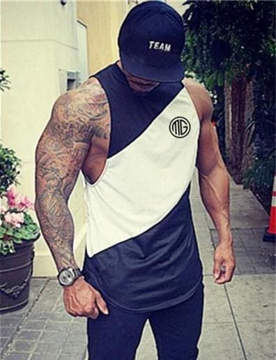 Hooded Mens Bodybuilding Tank