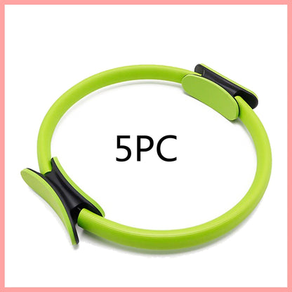 Yoga Fitness Pilates Ring Women Girls Circle Magic Dual Exercise Home Gym Workout Sports Lose Weight Body Resistance