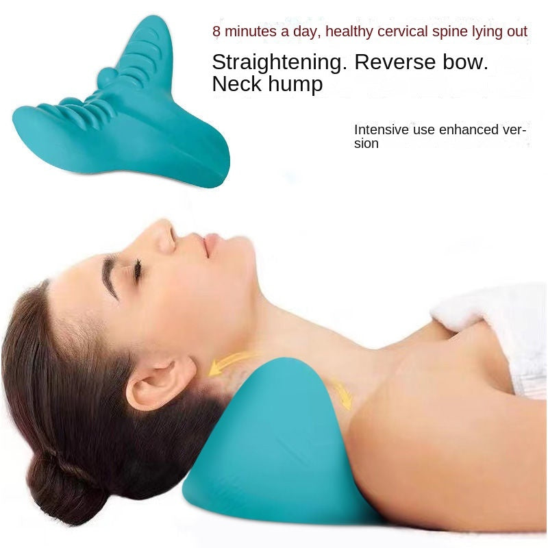 Cervical Spine Pillow Neck Shoulder Massage Pillow Home Traction Corrector