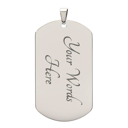 To My Boyfriend - Valentine's Day Gift - Dog Tag