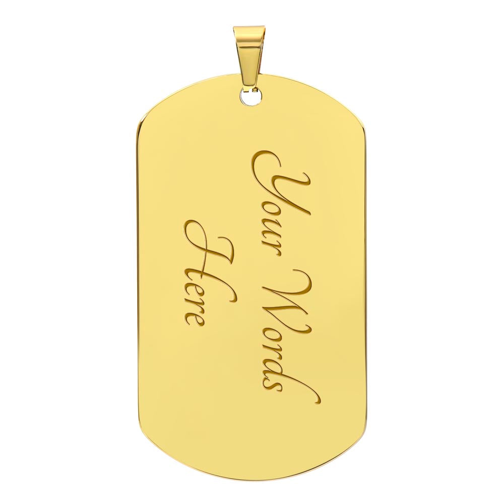 To My Boyfriend - Valentine's Day Gift - Dog Tag