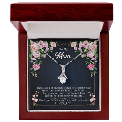 To My Mom - Alluring Beauty Necklace