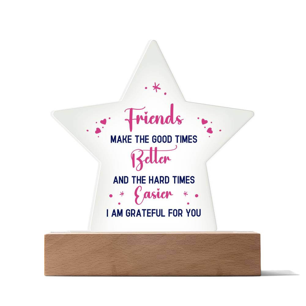 Best Friend - Acrylic Star Plaque