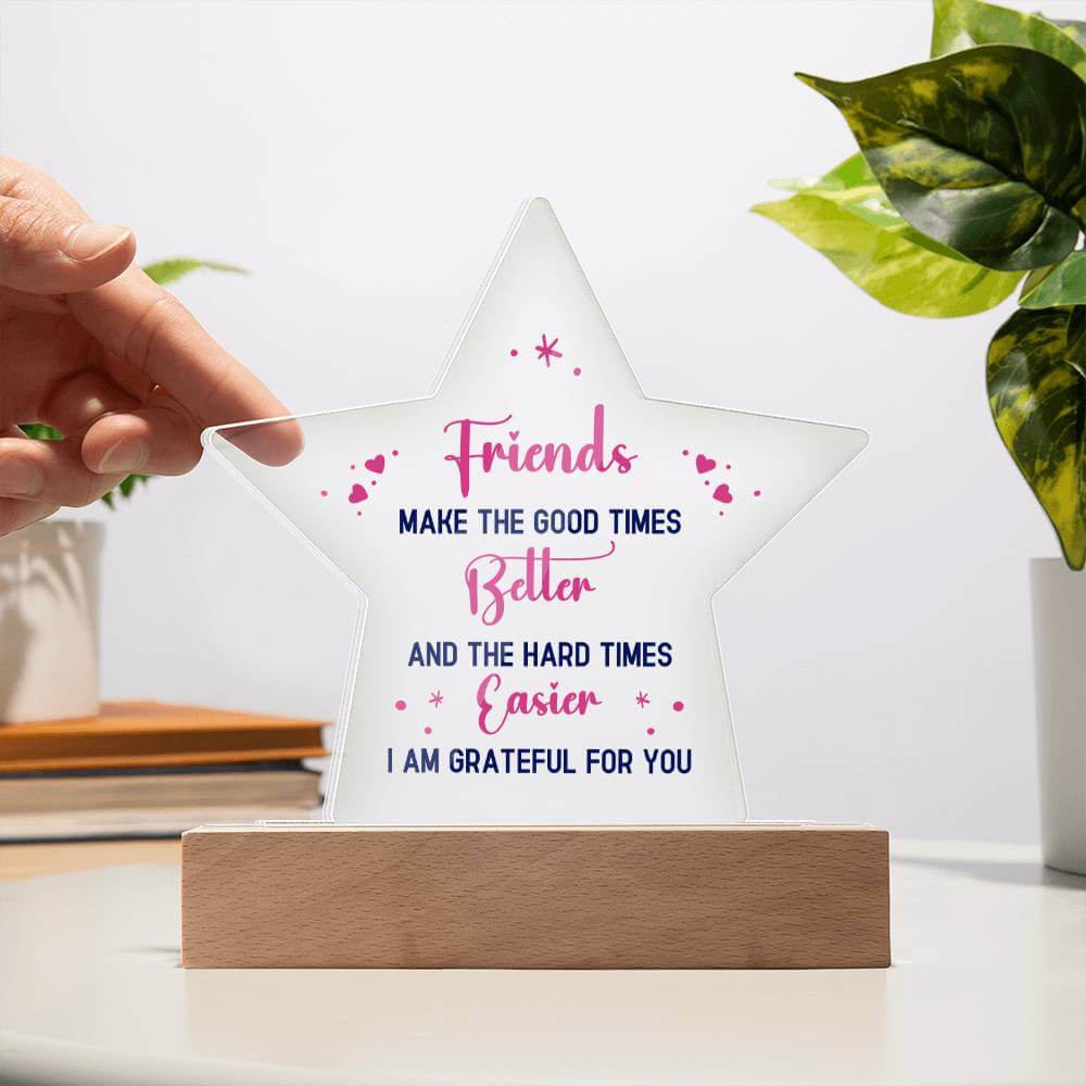 Best Friend - Acrylic Star Plaque