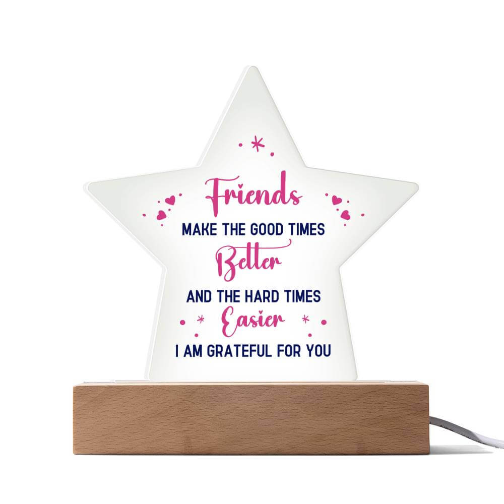 Best Friend - Acrylic Star Plaque