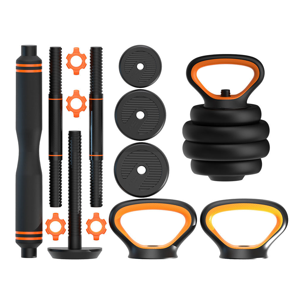 Dumbbells Kettlebells, Barbells Multifunctional Combination Six In One