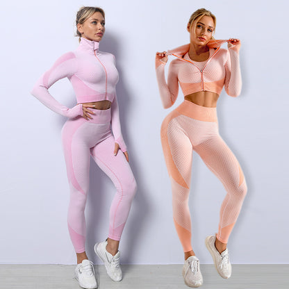 3PCS Yoga Sport & Women Gym Clothing