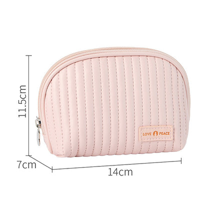 Travel Organizer Pouch Set For Women Large Capacity/Portable/PU Leather Waterproof Cosmetic Bag