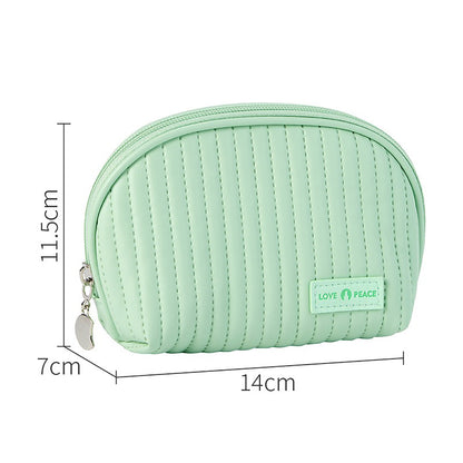 Travel Organizer Pouch Set For Women Large Capacity/Portable/PU Leather Waterproof Cosmetic Bag