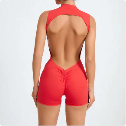 Backless Yoga Jumpsuit